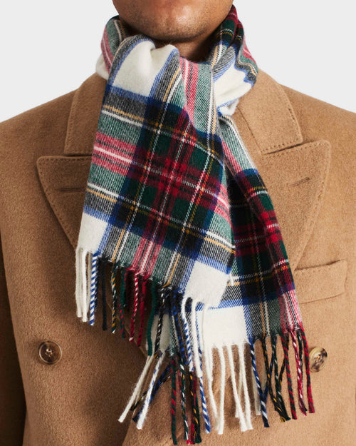 SCARF IN LAMBSWOOL & ANGORA – STEWART DRESS MODERN - Husbands Paris - 3