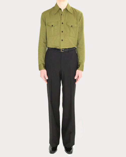 CHEMISE BOY SCOUT EN SERGÉ DE COTON - KAKI - Husbands Paris - 7