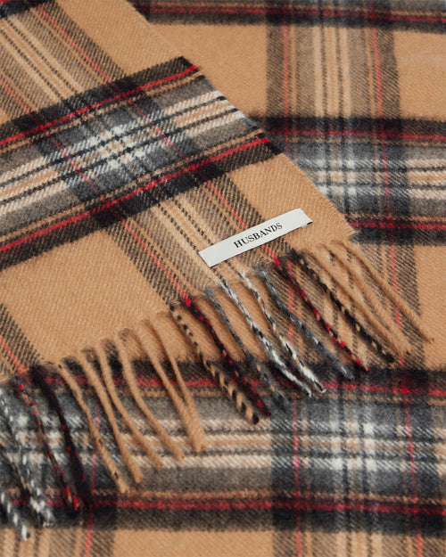 SCARF IN CASHMERE - CAMEL STEWART - Husbands - 1