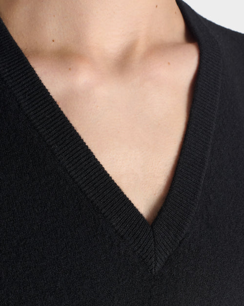 PULL COL V EN LAINE D