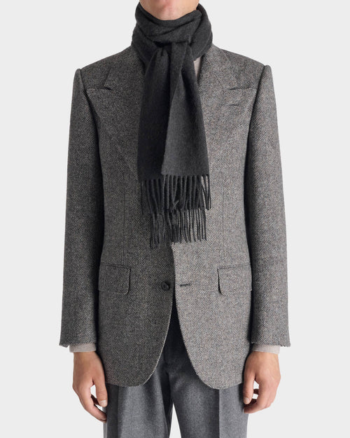 SCARF IN CASHMERE - ANTHRACITE - Husbands - 4