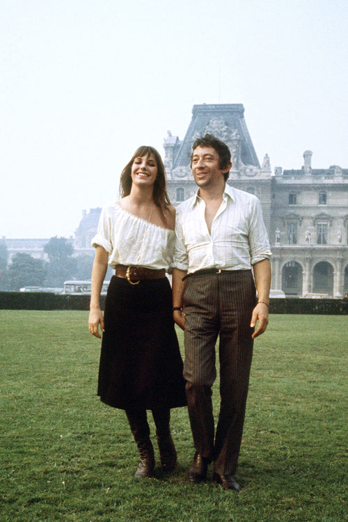 BIRKIN, Jane, sing. GAINSBOURG, Serge, sing. GATTI, Ralph, phot. Paris, 1973.