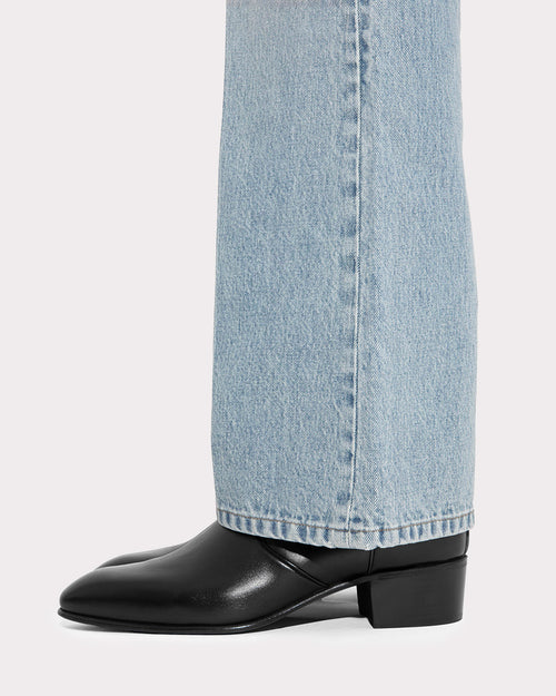 BOTTINES ZIPPÉES EN CUIR DE VEAU BOX - NOIRES - Husbands Paris - 3