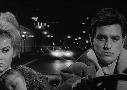 DELON, Alain, act. MARGRET, Ann, act. NELSON, Ralph, dir. ONCE A THIEF. 1965.