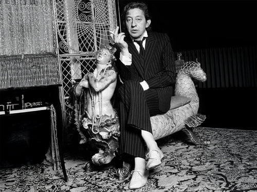 GAINSBOURG, serge. phot. MARTIN, xavier. 1980.