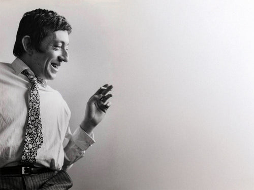 GAINSBOURG, Serge, sing. AUGER, Benjamin, phot. 1966.