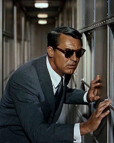 GRANT, cary, act. North by northwest. HITCHCOCKa, alfred, dir. 1959.