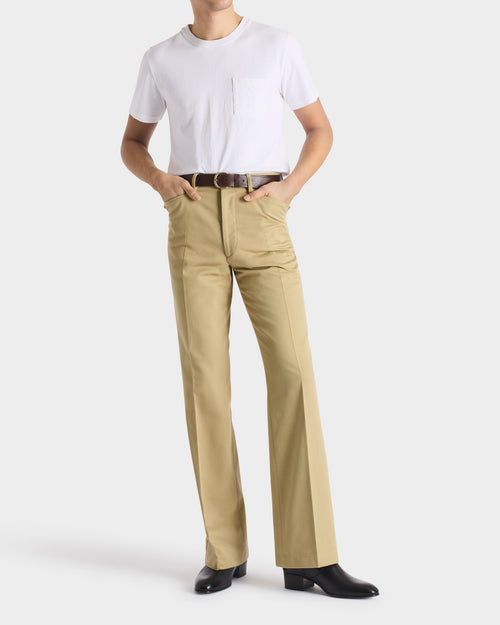 T-SHIRT POCHE EN JERSEY DE COTON - BLANC - Husbands Paris - 4