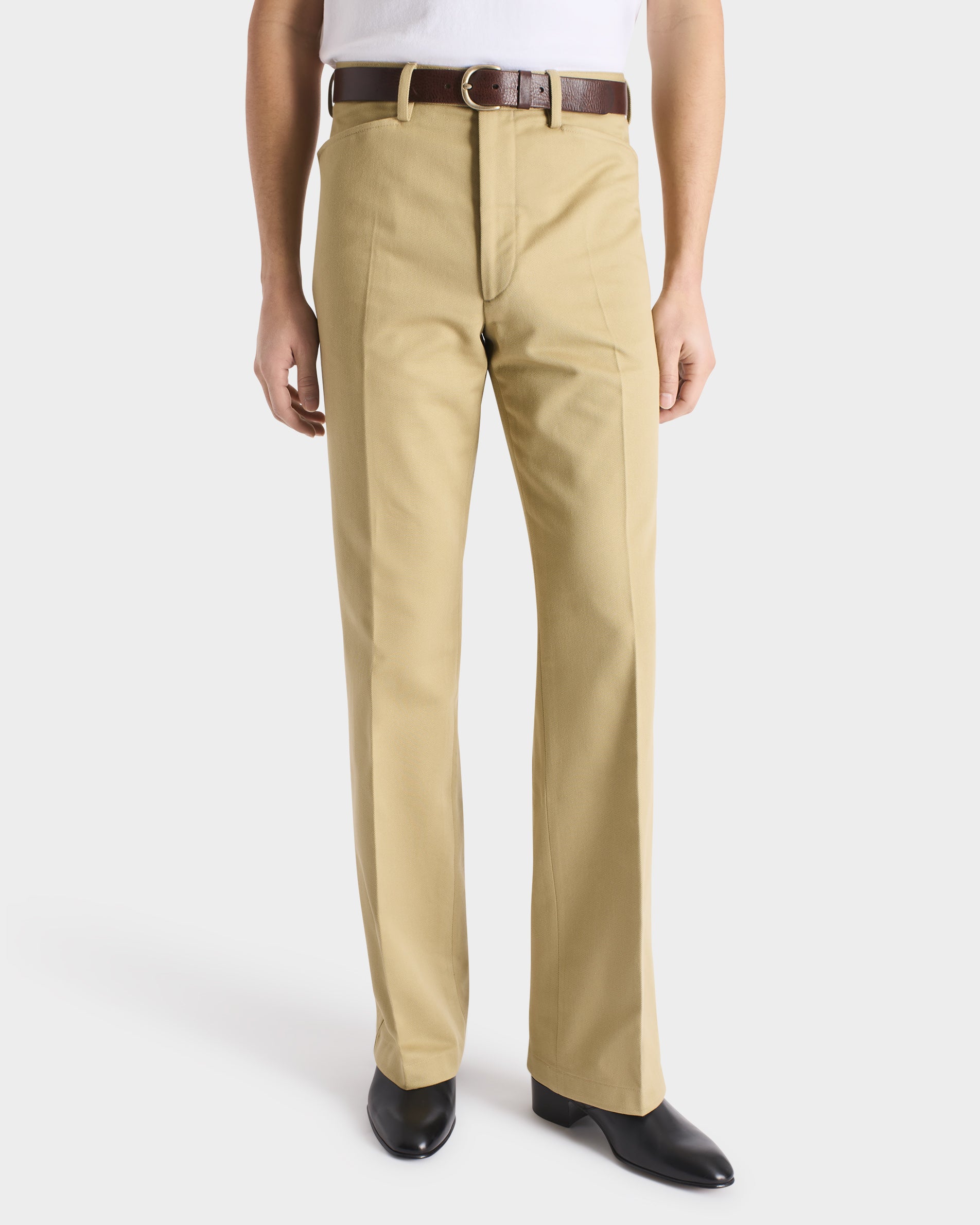 Husbands Paris High-Waisted Chino サイズ32 READY-TO-WEAR - HIGH WAISTED TROUSERS | Husbands Paris