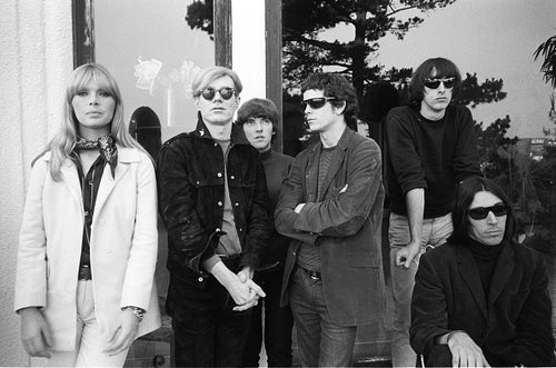 NICO, WARHOL, Andy. TUCKER, mandy moe. REED, lou. MORRISON, sterling. CALE, john. Los angeles. 1966.