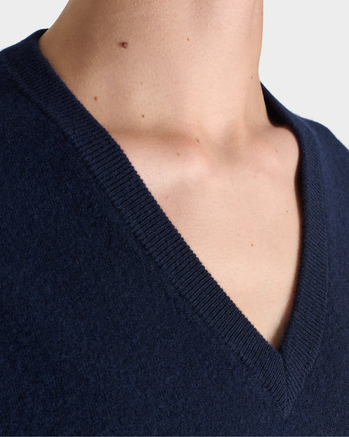 PULL COL V EN LAINE D
