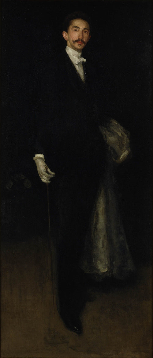 WHISTLER, james, mcneill, paint. Arrangement in black and gold. 1891.