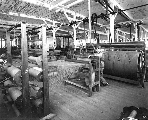 Textile mill. Huddersfield. circa, 1920.