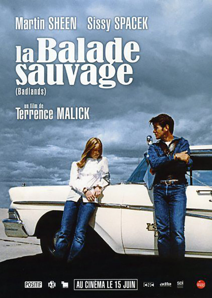 MALICK, Terrance, dir. Badlands. 1973. 94 min.
