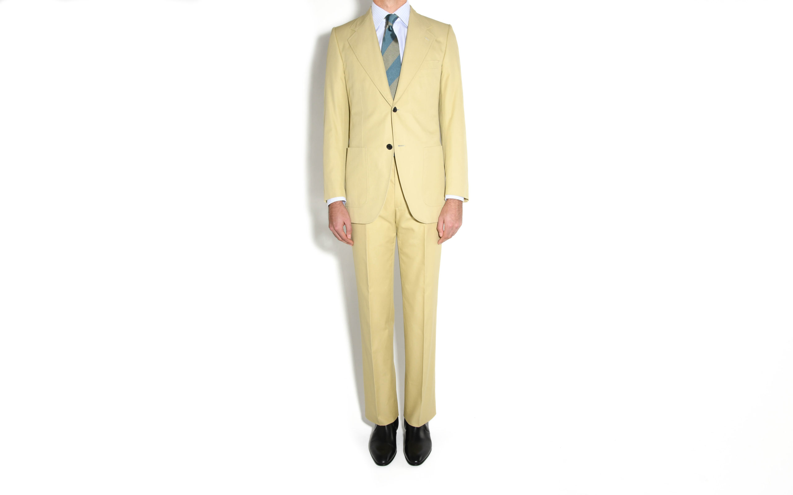 Ladies Gabardine Suit in Sable - The Ben Silver Collection