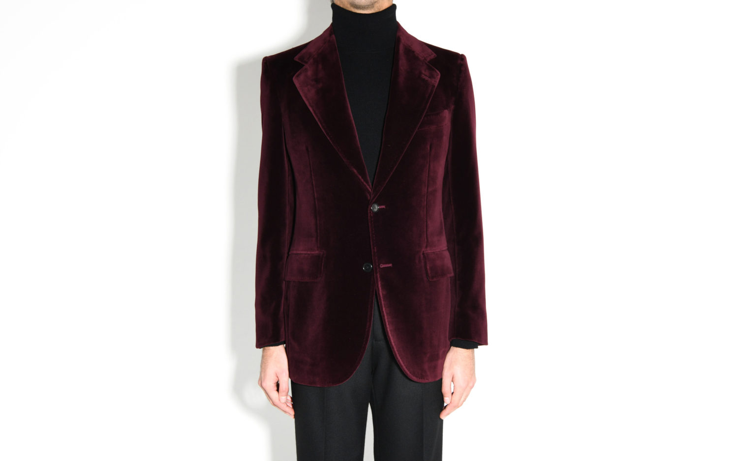 corduroy jacket burgundy front