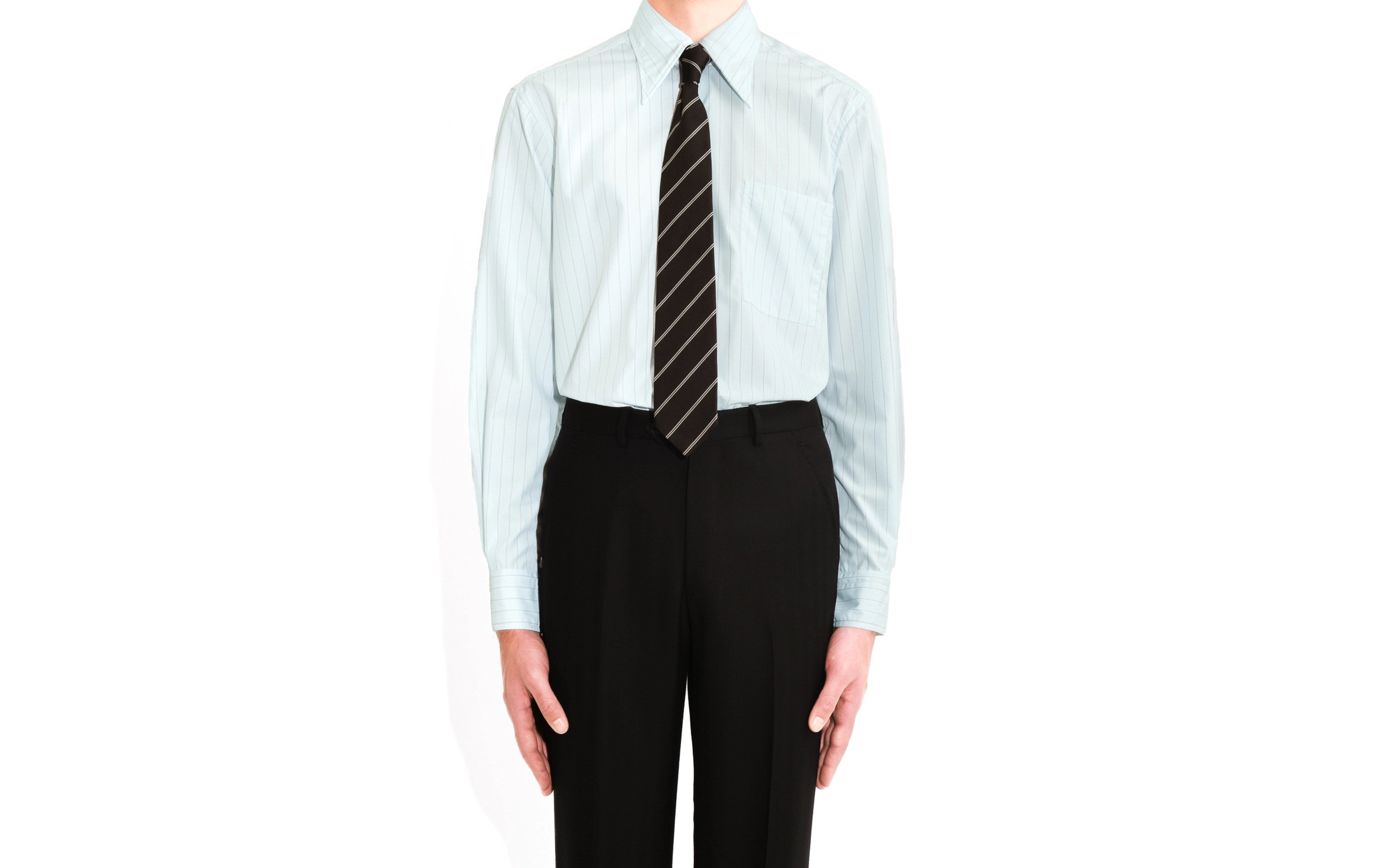 Wearing White Shirt Black Tie Gray Stock Photo 177392705 | Shutterstock