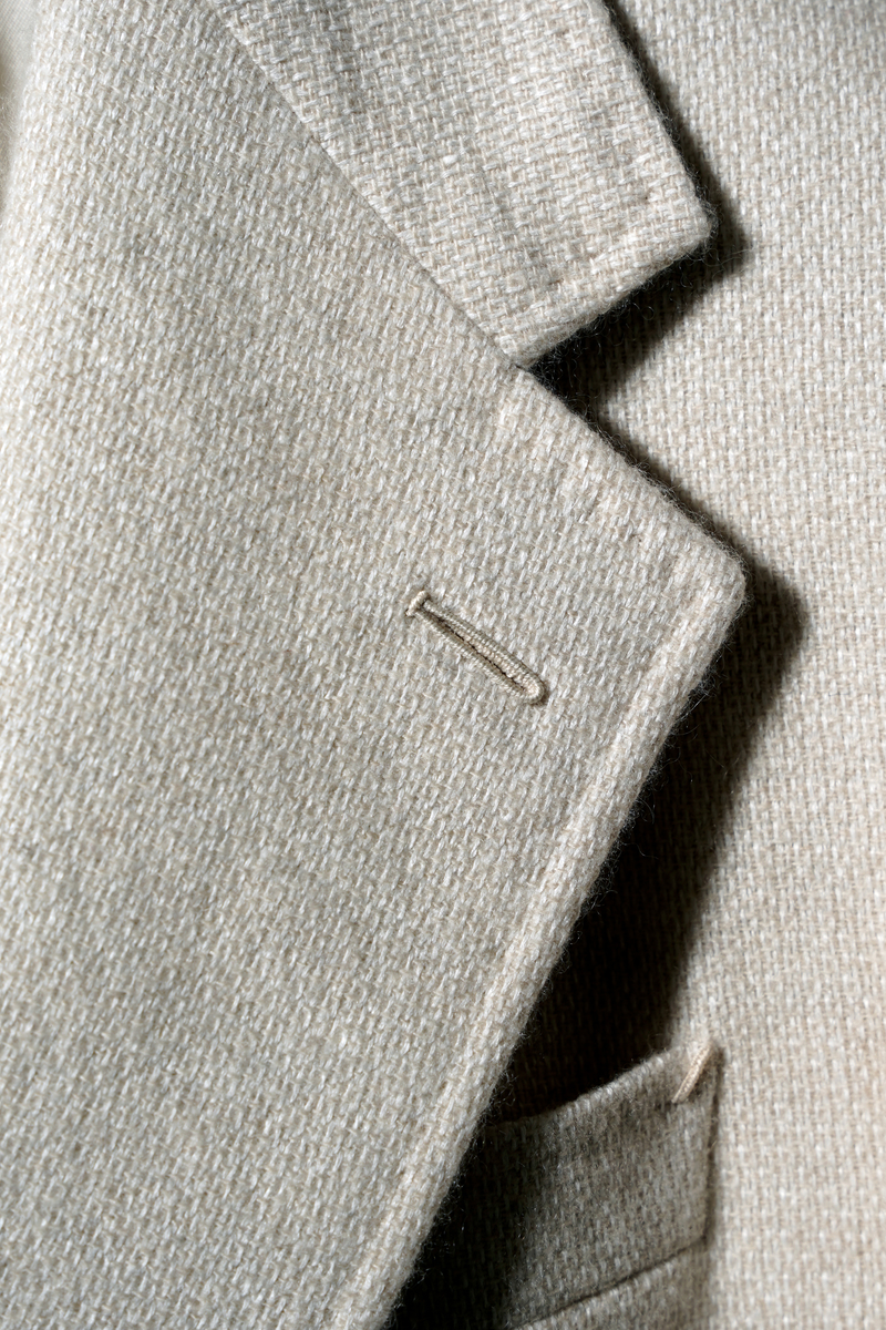 AMF Stitch, Jacket Lapel,cashmere, linen and cotton, 2023 (2)