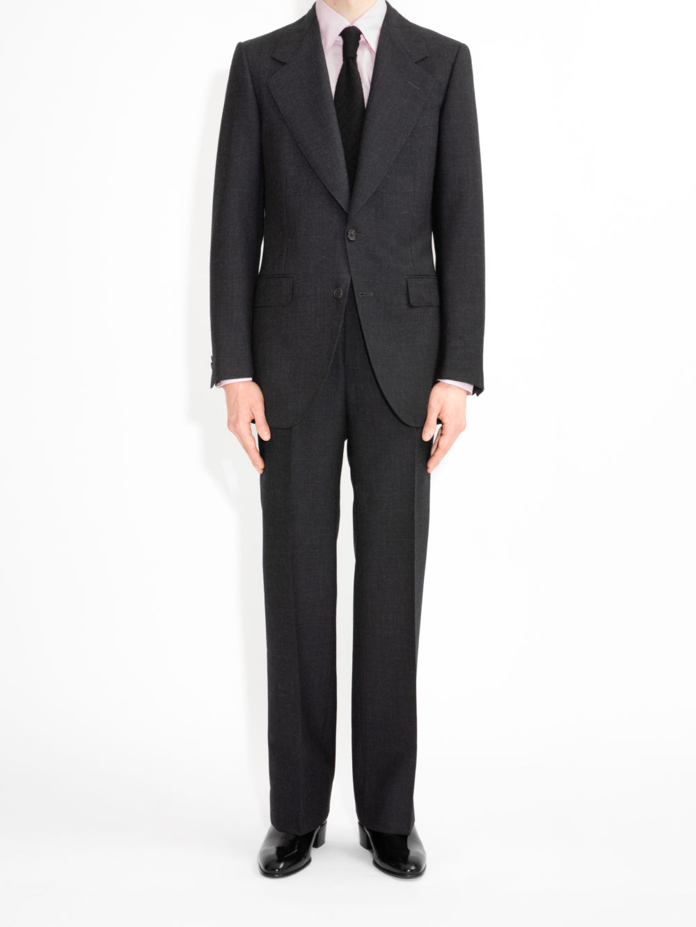COSTUME DROIT EN FRESCO - ANTHRACITE-1-
