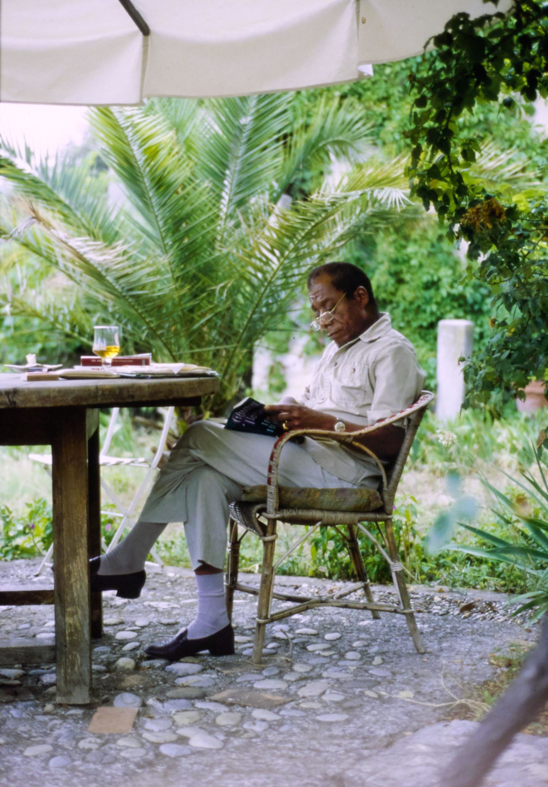 BALDWIN, James. France, 1987. Photography by David Minassian.