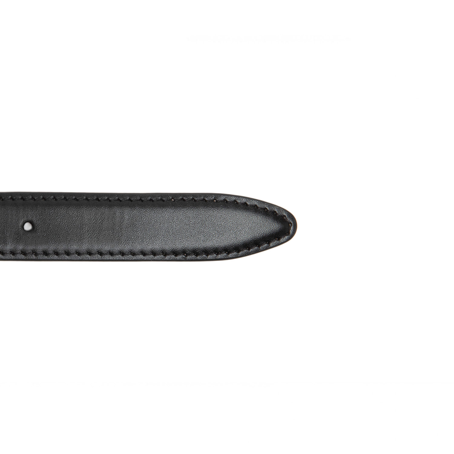 CEINTURE FINE EN CUIR DE VEAU BOX - NOIRE_1