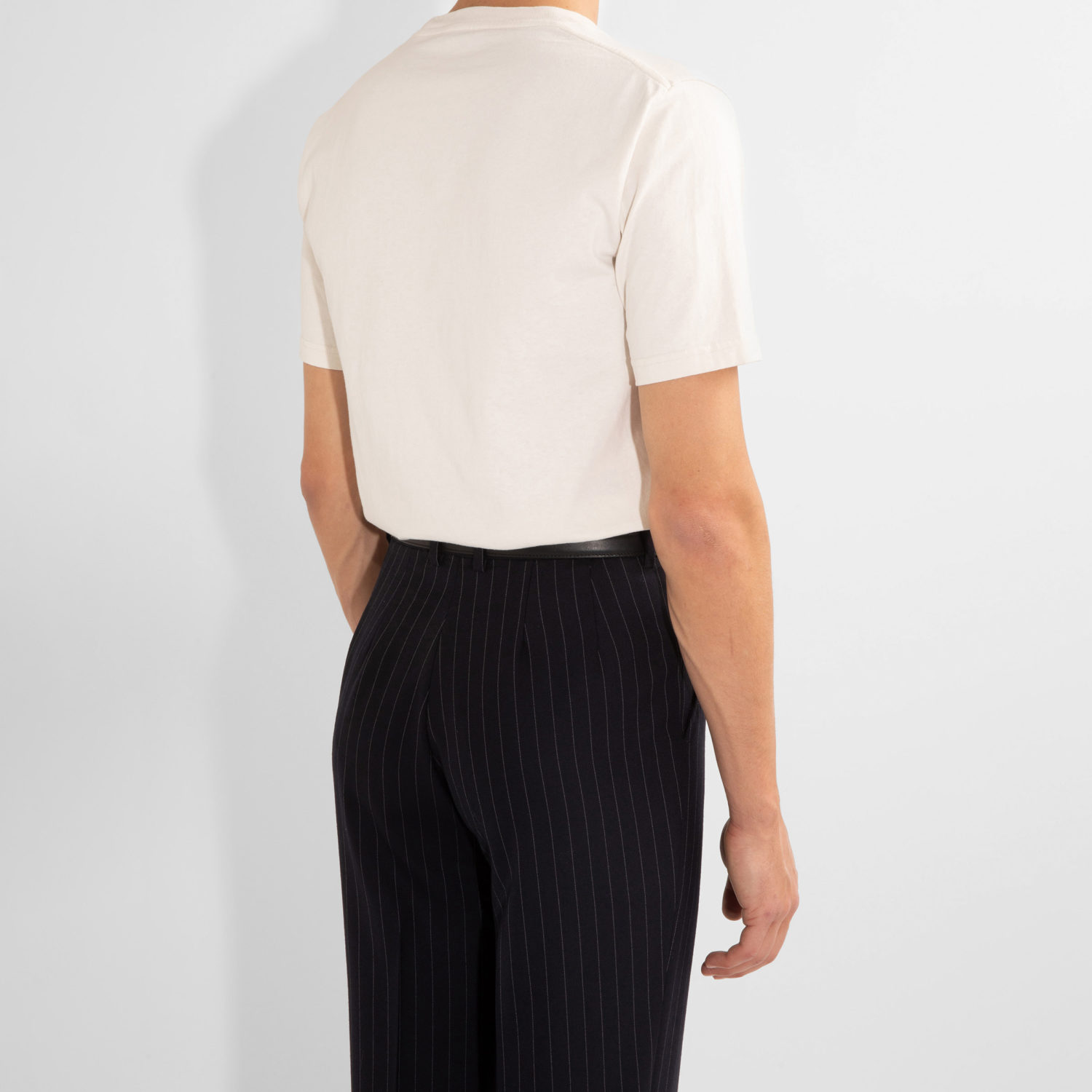 GRAPHIC T-SHIRT IN COTTON JERSEY - OFF-WHITE & RED - Image 3