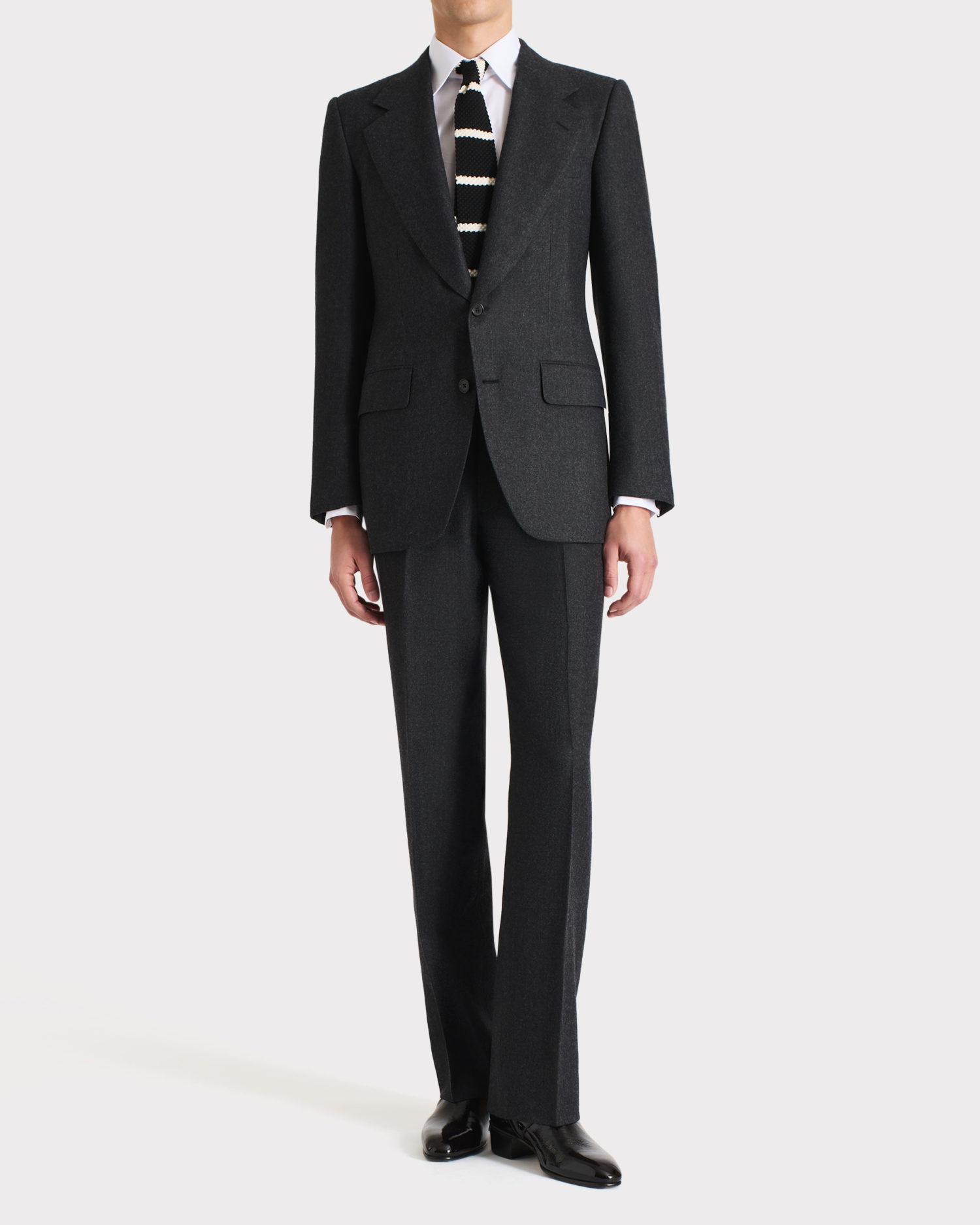 035_SINGLE-BREASTED SUIT IN WOOL FLANNEL - ANTHRACITE_1_1151