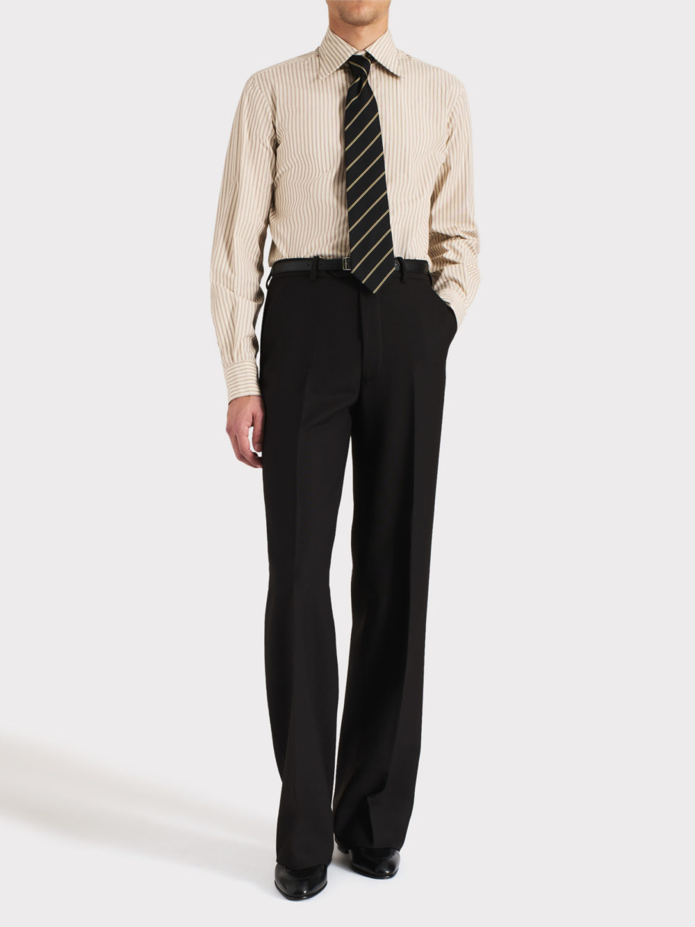 04_WIDE COLLAR SHIRT IN SUPIMA COTTON POPLIN - BEIGE W STRIPES_1_0139
