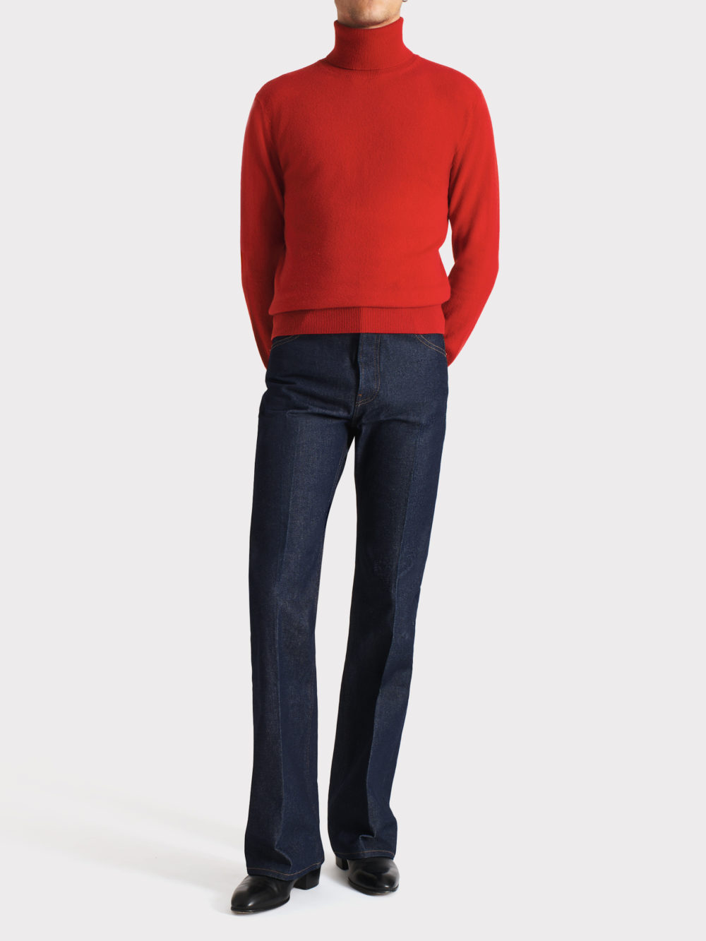 09_TURTLENECK SWEATER IN CASHMERE - RED_1_0325