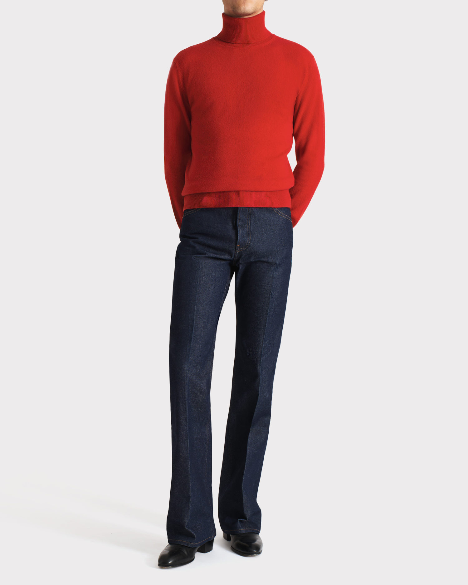 09_TURTLENECK SWEATER IN CASHMERE - RED_1_0325