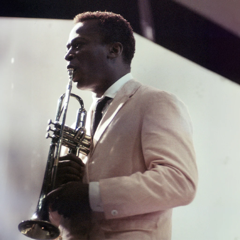 DAVIS, Miles, musc. Newport Jazz Festival, 1959
