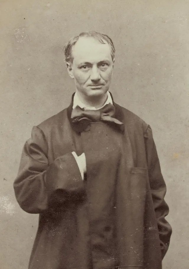 CARJAT, étienne, phot. BAUDELAIRE, charles, poet. paris. 1861.
