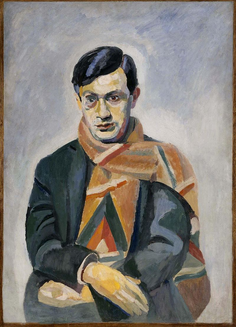 DELAUNAY, robert, paint. portrait of tristan TZARA, writ. 1923.