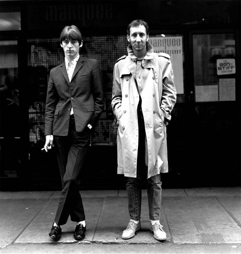 1 Paul Weller et Pete Townsend, Londres, vers 1980