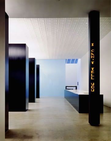Helmut Lang, Jenny Holzer, Shop Interiors. Store Concept by Richard Gluckman