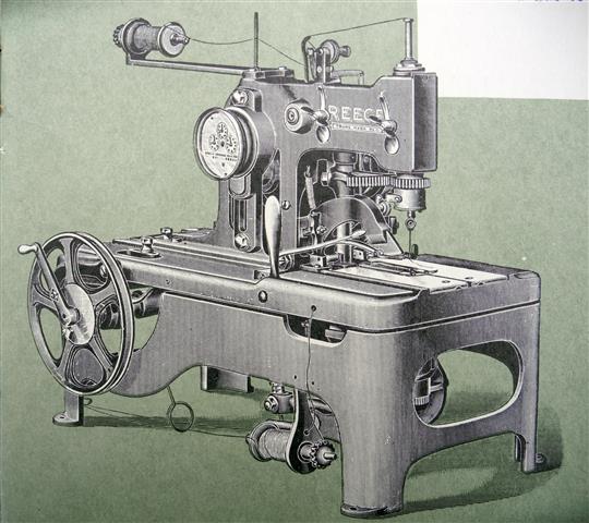 AMF Reece, Machine à boutonnière. Début du 20ème siècle.
