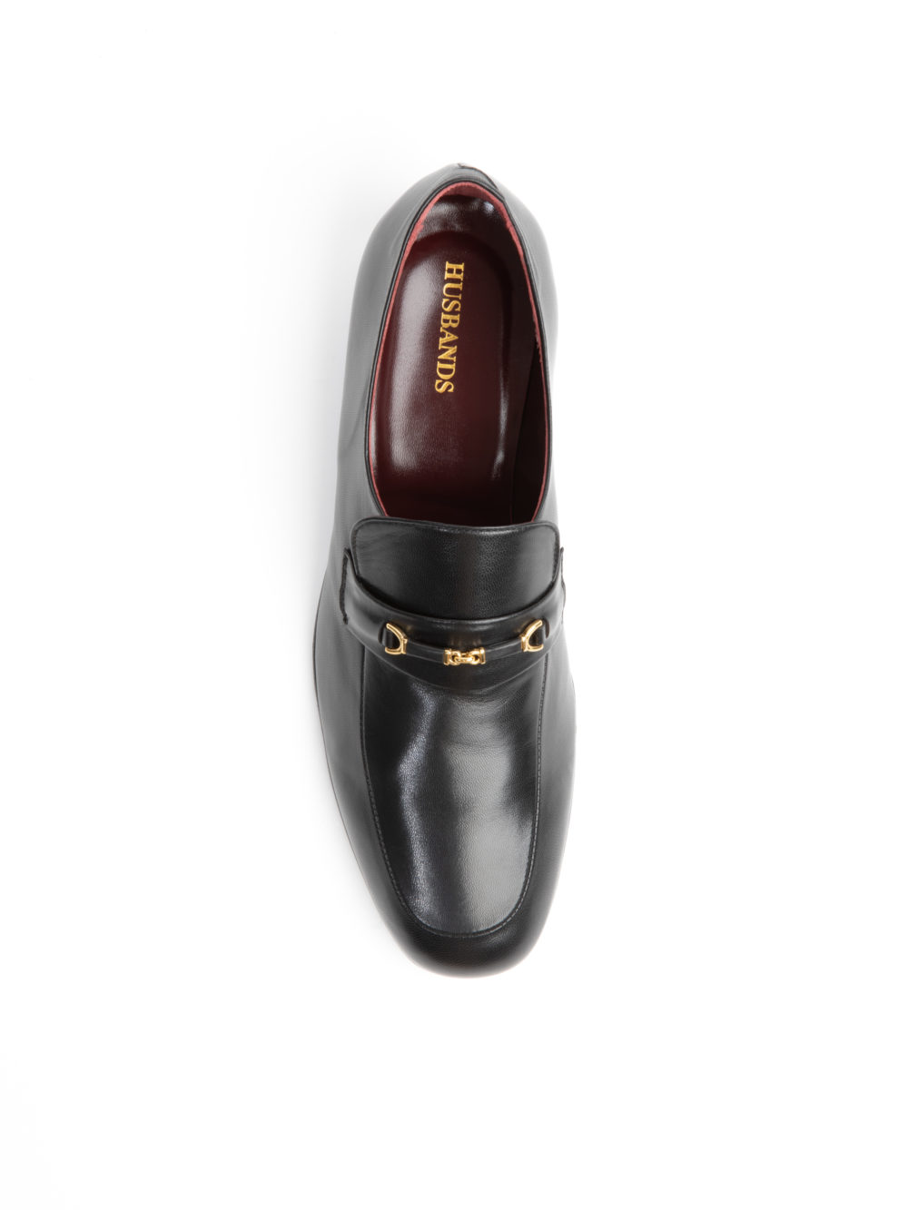 MOCASSINS À BRIDE EN CUIR D'AGNEAU -NOIR5