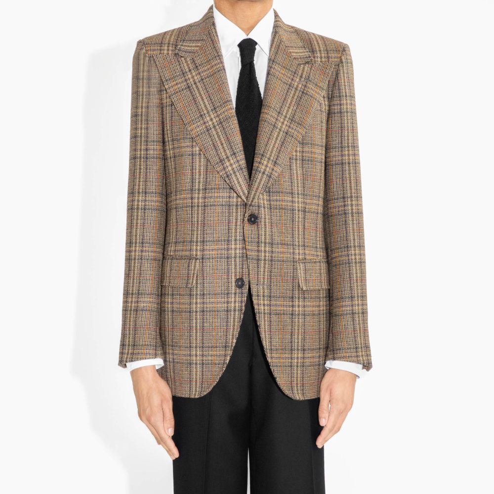 VESTE DROITE EN TWEED - PRINCE DE GALLES BRONZE1