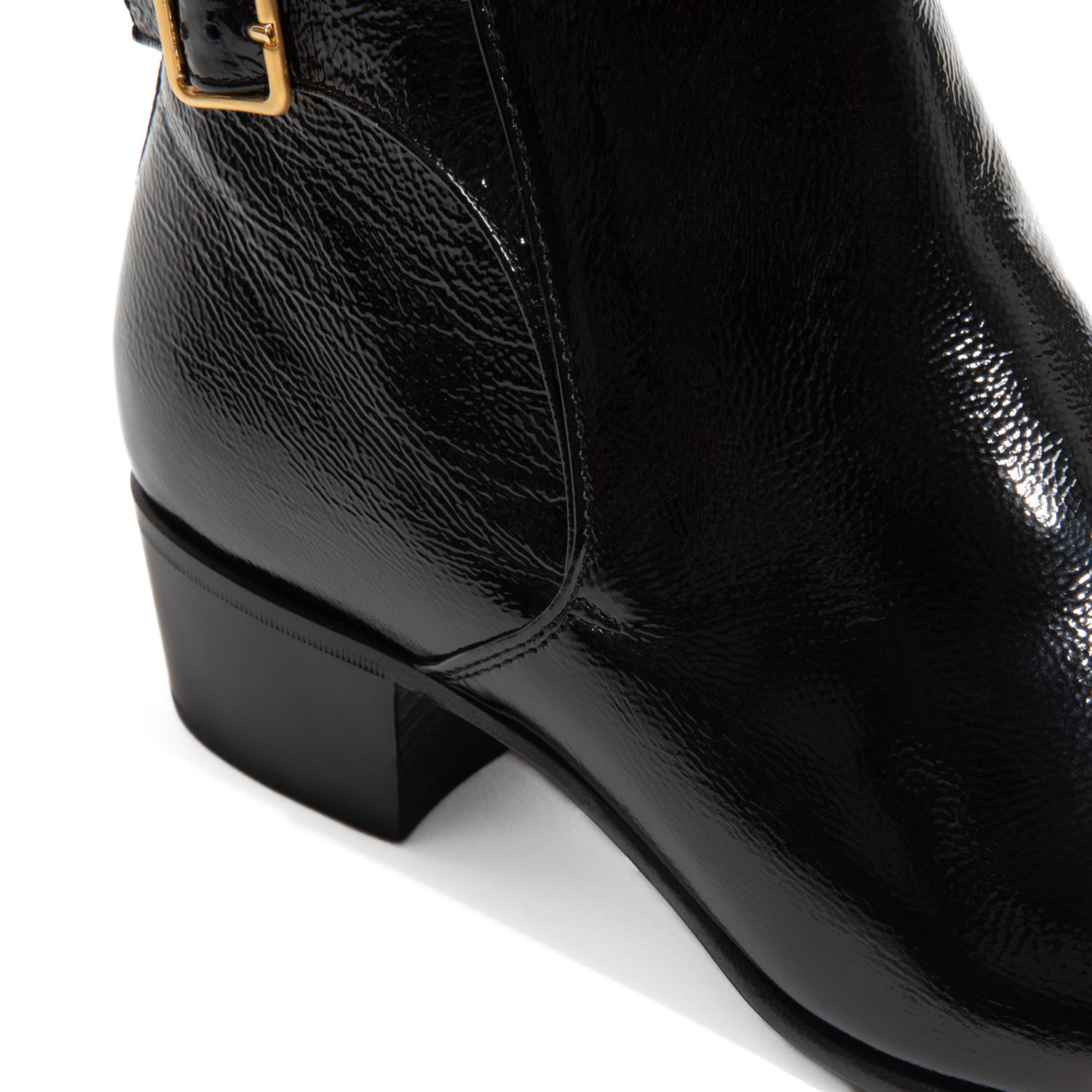 BOTTINES JODHPUR EN CUIR VERNI CRAQUELÉ – NOIRES_2