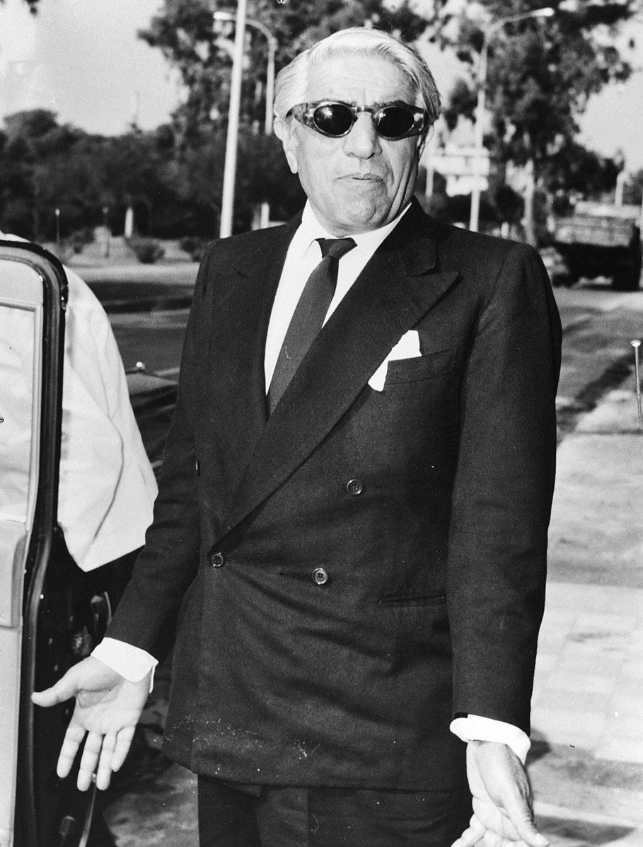 ONASSIS, Aristoteles, entrep. Los Angeles, 1968