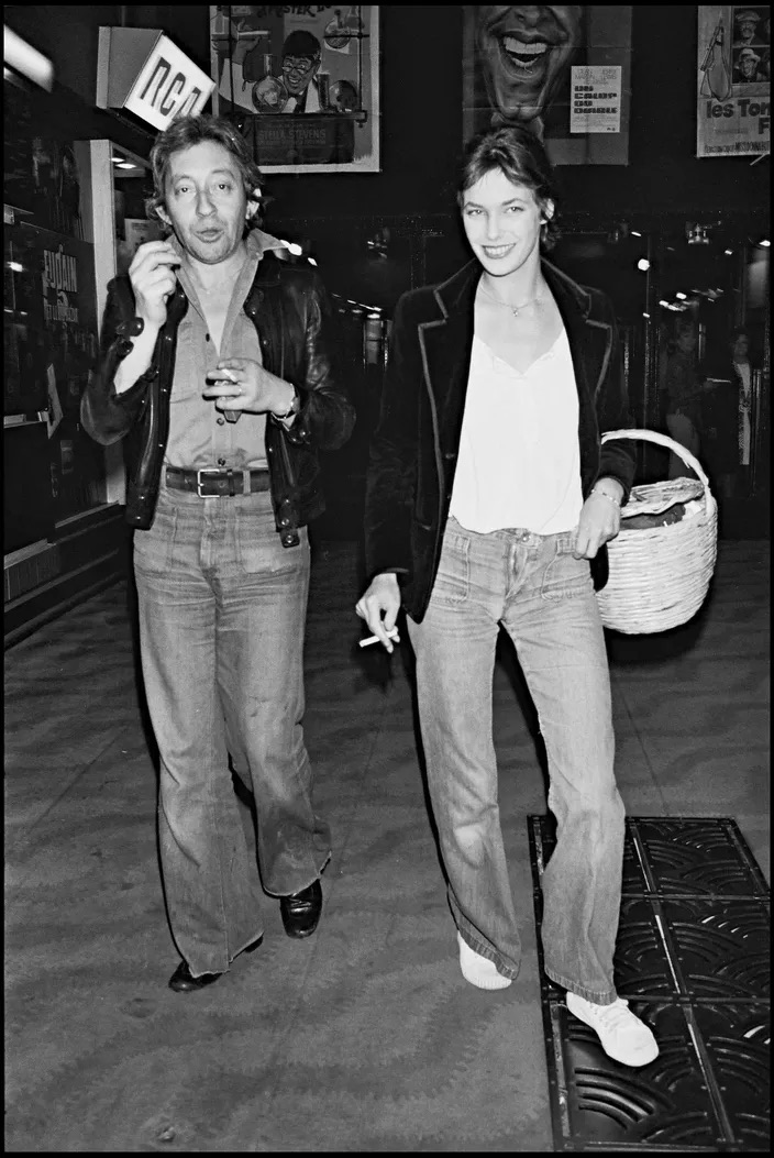 GAISBOURG, Serge, BIRKIN, Jean, musc. Paris, vers 1970