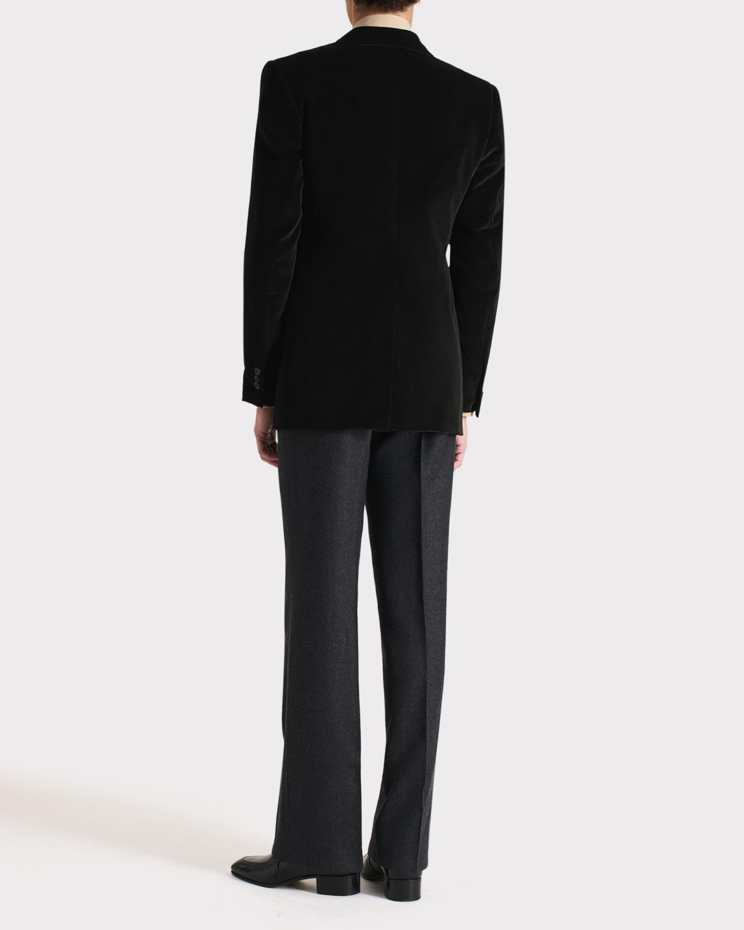 VESTE DROITE EN VELOURS - NOIRE – Image 4