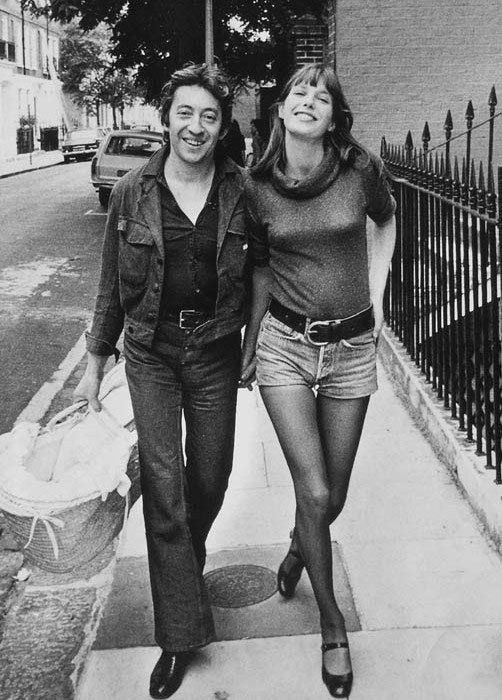 BIRKIN Jane et GAINSBOURG Serge, chant. Londres, 1971