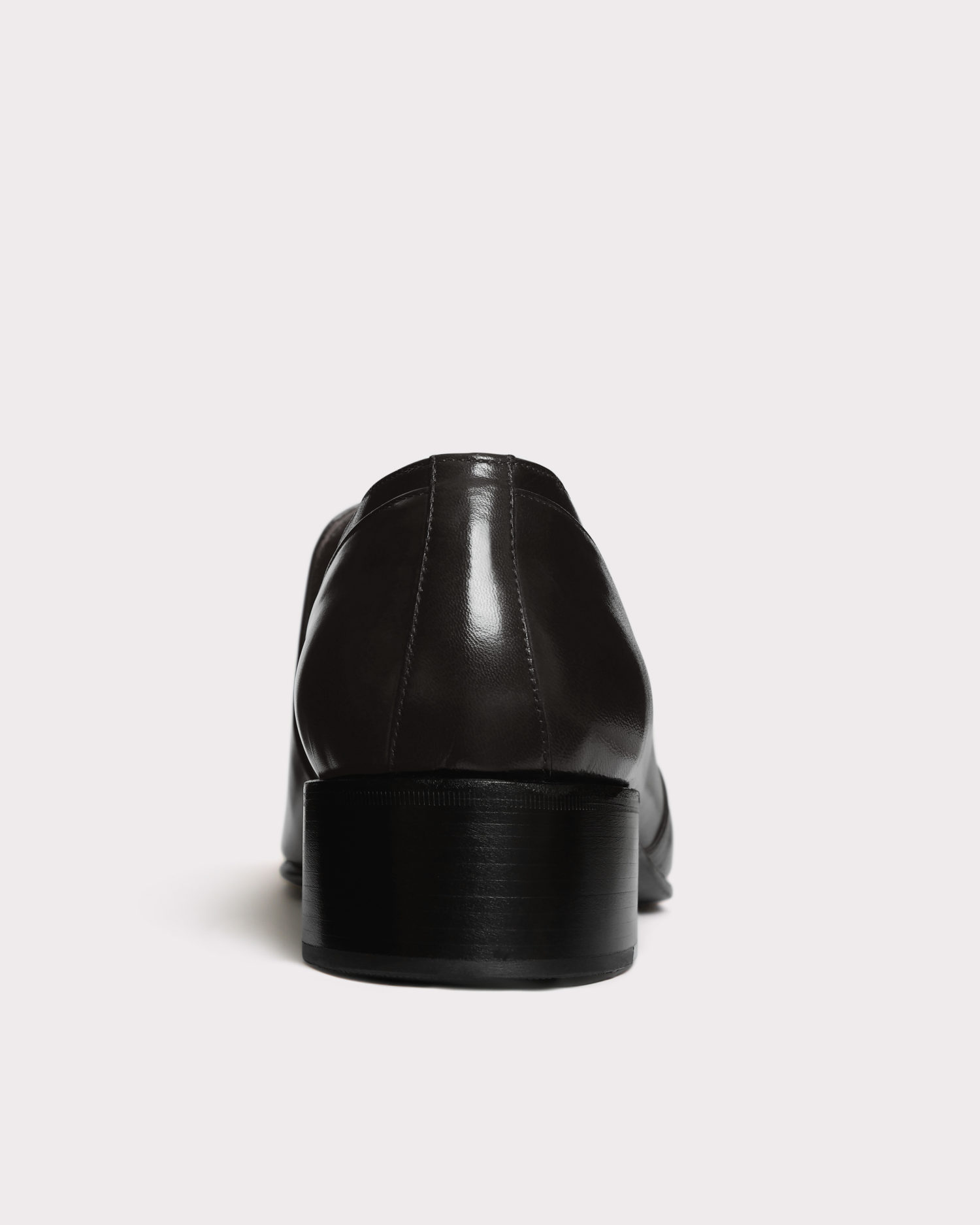 MOCASSINS EN CUIR D’AGNEAU ANALINE - NOIR – Image 5